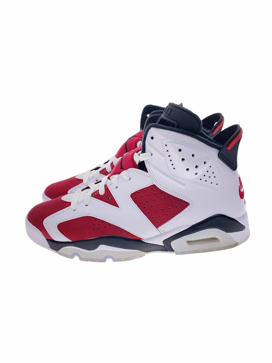 【中古】NIKE◆AIR JORDAN 6 RETRO_エアジョーダン 6 レトロ/27cm/ホワイト【シューズ】
