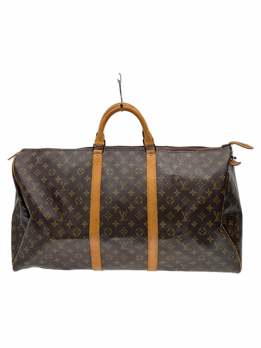 【中古】LOUIS VUITTON◆キーポル60_モノグラム・キャンバス_BRW/PVC/BRW/? NULL ?【バッグ】