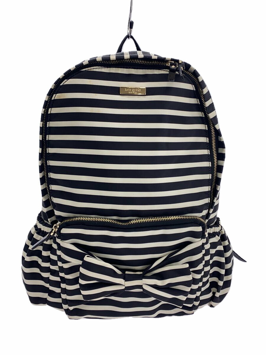 美品■kate spadeケイトスペード ストライプ リュックサックバックパック 楽天市場】ケイトスペード(柄ボーダー)(バックパック