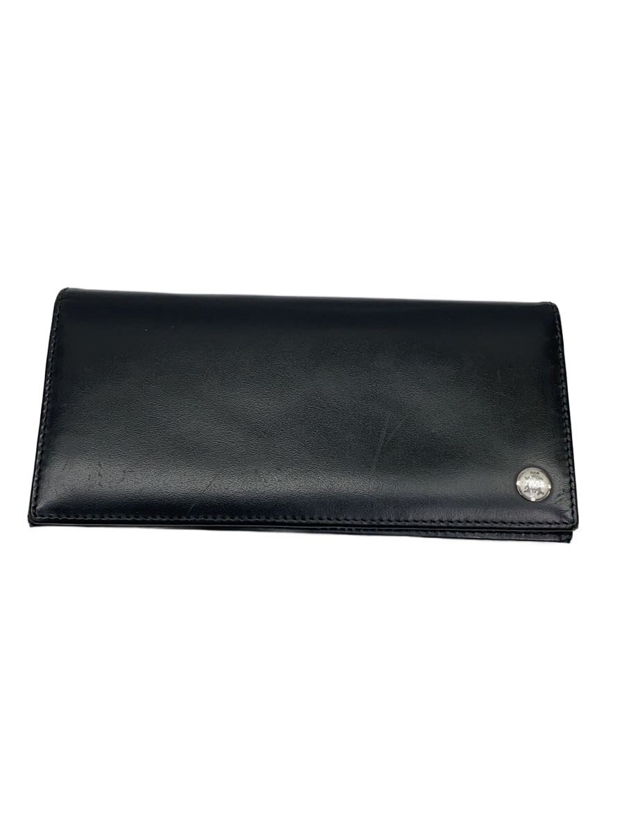 【中古】dunhill◆長財布/レザー/BLK/�