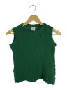 【中古】me ISSEY MIYAKE◆ノースリーブブラウス/--/コットン/GRN/mi94fr585//【レディースウェア】(4)