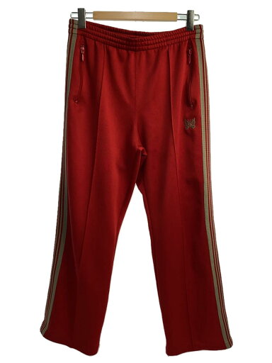 【中古】Needles◆22SS/Track Pant-Poly Smooth/ボトム/M/ポリエステル/レッド/無地/KP220【メンズウェア】 【中古】Needles◆22SS/Track Pant-Poly Smooth/ボトム/M/ポリエステル/レッド/無地/KP220【メンズウェア】