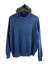 【中古】パーカー/ブルー/無地/小穴有【メンズウェア】(4)