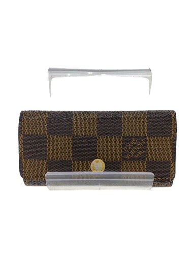 【中古】LOUIS VUITTON◆ミュルティクレ4_ダミエ・エベヌ_BRW/--/BRW/メンズ【服飾雑貨他】 【中古】LOUIS VUITTON◆ミュルティクレ4_ダミエ・エベヌ_BRW/--/BRW/メンズ【服飾雑貨他】