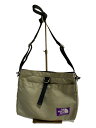【中古】THE NORTH FACE PURPLE LABEL◆ショルダーバッグ/ナイロン/KHK/無地【バッグ】