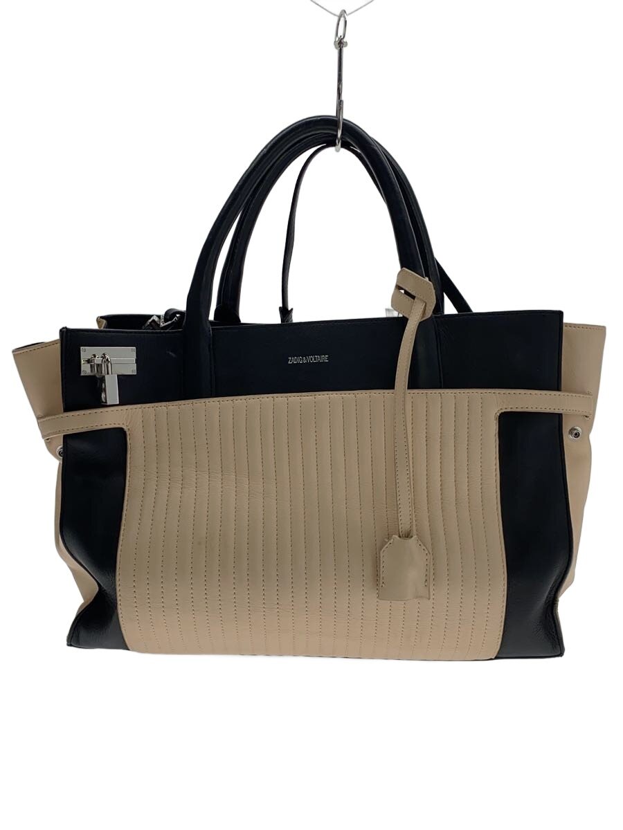 【美品】ZADIG&VOLTAIRE レザー　ボストンバッグ　2way グレー 美品】ZADIG&VOLTAIRE レザー ボストンバッグ 2way グレー