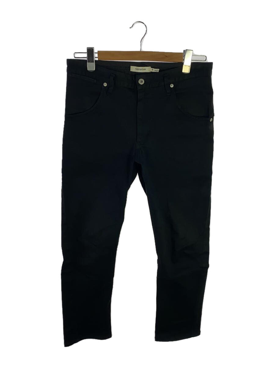 【中古】nonnative◆DWELLER 5P JEANS FLARED FIT C／P/2/BLK/nn-p4014/色ヤケ有【メンズウェア】