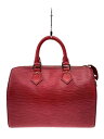 【中古】LOUIS VUITTON◆スピーディ30_エピ_RED/レザー/RED【バッグ】