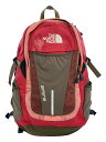 【中古】THE NORTH FACE◆リュック/ナイロン/ピンク/T196【バッグ】