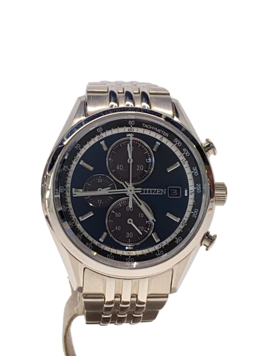 【中古】CITIZEN◆ソーラー腕時計/アナログ/ステンレス/B612-S114837【服飾雑貨他】
