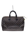 【中古】LOUIS VUITTON◆2)スピーディ35_ダミエ・エベヌ_BRW/PVC/BRW/N41363【バッグ】