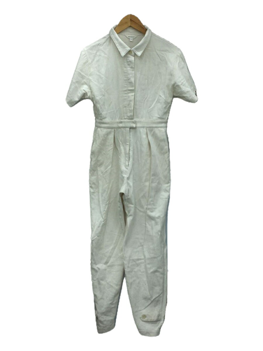 【中古】MOUSSY◆オールインワン/2/コットン/CRM/010dsw30-1710【レディースウェア】