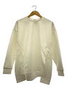 【中古】ENFOLD◆スウェット/38/ポリエステル/WHT/300IS280-0801/SQUARE BOX PULLOVER【レディースウェア】