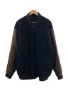 【中古】HARBOR BAY/スタジャン/XXL/レザー/BLK【メンズウェア】
