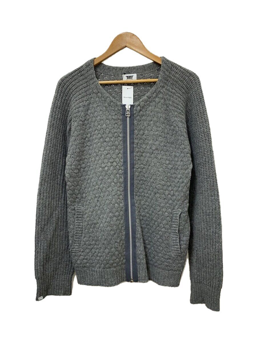 坩堝(RUTSUBO)◆ジャケット/--/ウール/GRY/R17FW-ZIP-SW
