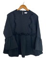 【中古】Sono◆フェミニニティマコタンブラウス/長袖ブラウス/1/ポリエステル/BLK/無地/S235BV030【レディースウェア】(4)