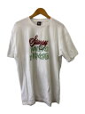 【中古】STUSSY◆Tシャツ/L/コットン/W