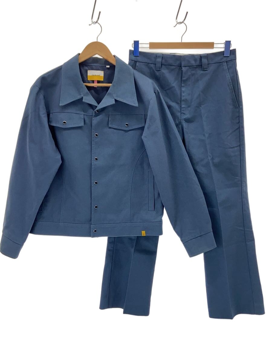 【ブランド】FARAH 【ブランドカナ】ファーラー 【型番】 【程度】C 【サイズ】M 【メインカラー】ブルー 【素材・生地】ポリエステル 【キーワード】　　 2025/12/28 セカンドストリート高槻庄所店【4658】【中古】FARAH◆セットアップ/M/ポリエステル ブランド FARAH 型番 カラー ブルー 柄 無地 素材・生地 ポリエステル>色・素材について サイズ M>サイズ表示について 実寸（cm） 【セットアップ】 肩幅：49 / 身幅：53 / 着丈：66 / 袖丈：63 / ゆき：89 / ウエスト幅：40 / ヒップ幅：48 / 股上：34 / 股下：65 【その他】 その他サイズ：/ 商品は　セカンドストリート高槻庄所店の店頭にて販売しております。商品に関するお問合わせは、お電話(TEL:072-670-2277)にて、問合わせ番号：2346581888100をお伝えください。 配送方法やお支払い方法に関するお問い合わせは、サポートセンターまでご連絡をお願いします。 ※お電話の対応は営業時間内のみとなります。お問い合わせフォームでお問い合わせの際はご注文番号をご記入下さい この商品に関する出品店舗からのコメント 袖・袖口、襟、ボトム裾、左太もも付近汚れあり