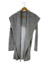 【中古】kiryuyrik◆カーディガン(薄手)/M/アクリル/GRY/KF-HT12-054【メンズウェア】