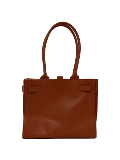 【中古】FURLA◆トートバッグ/--/ORN【バッグ】 【中古】FURLA◆トートバッグ/--/ORN【バッグ】