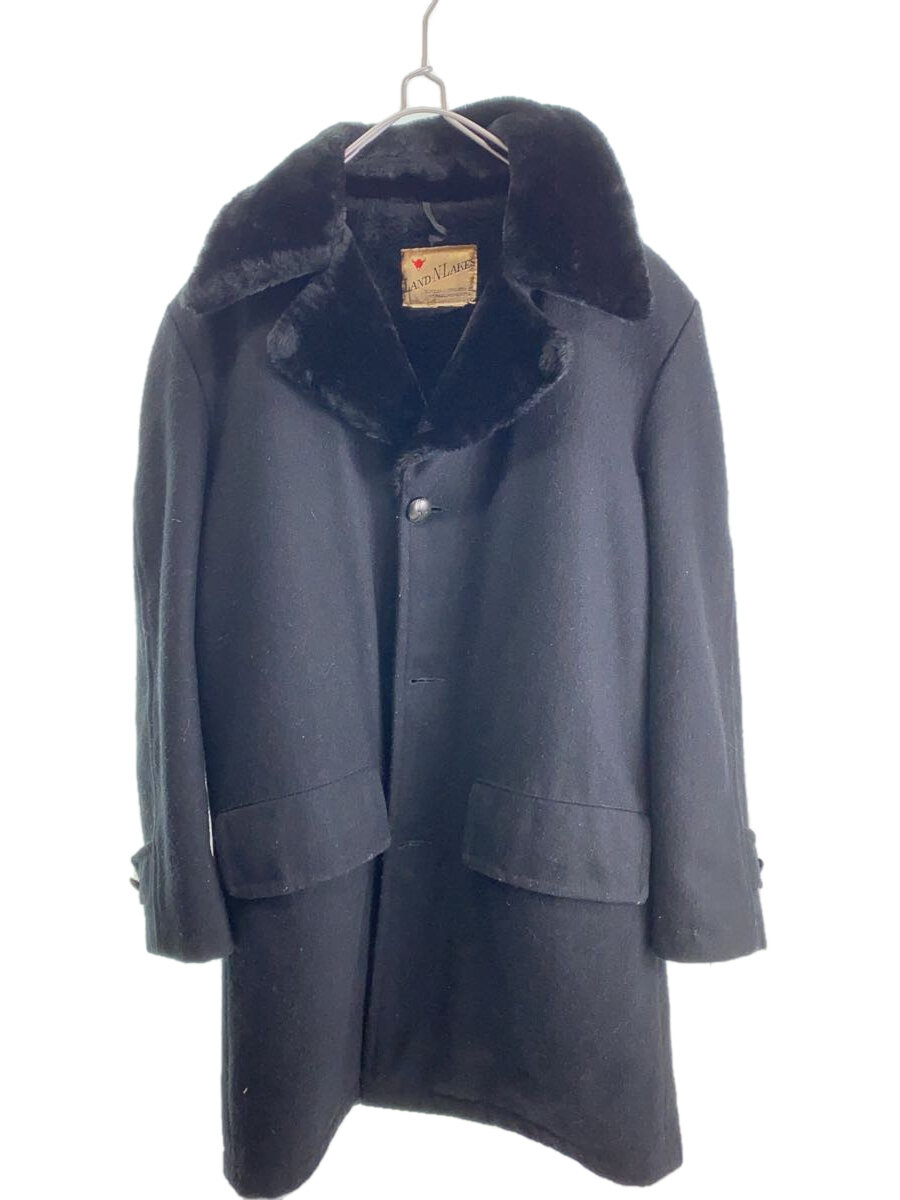 【中古】LAND-N-LAKES/60s/クルミボタン/コート/BLK【メンズウェア】