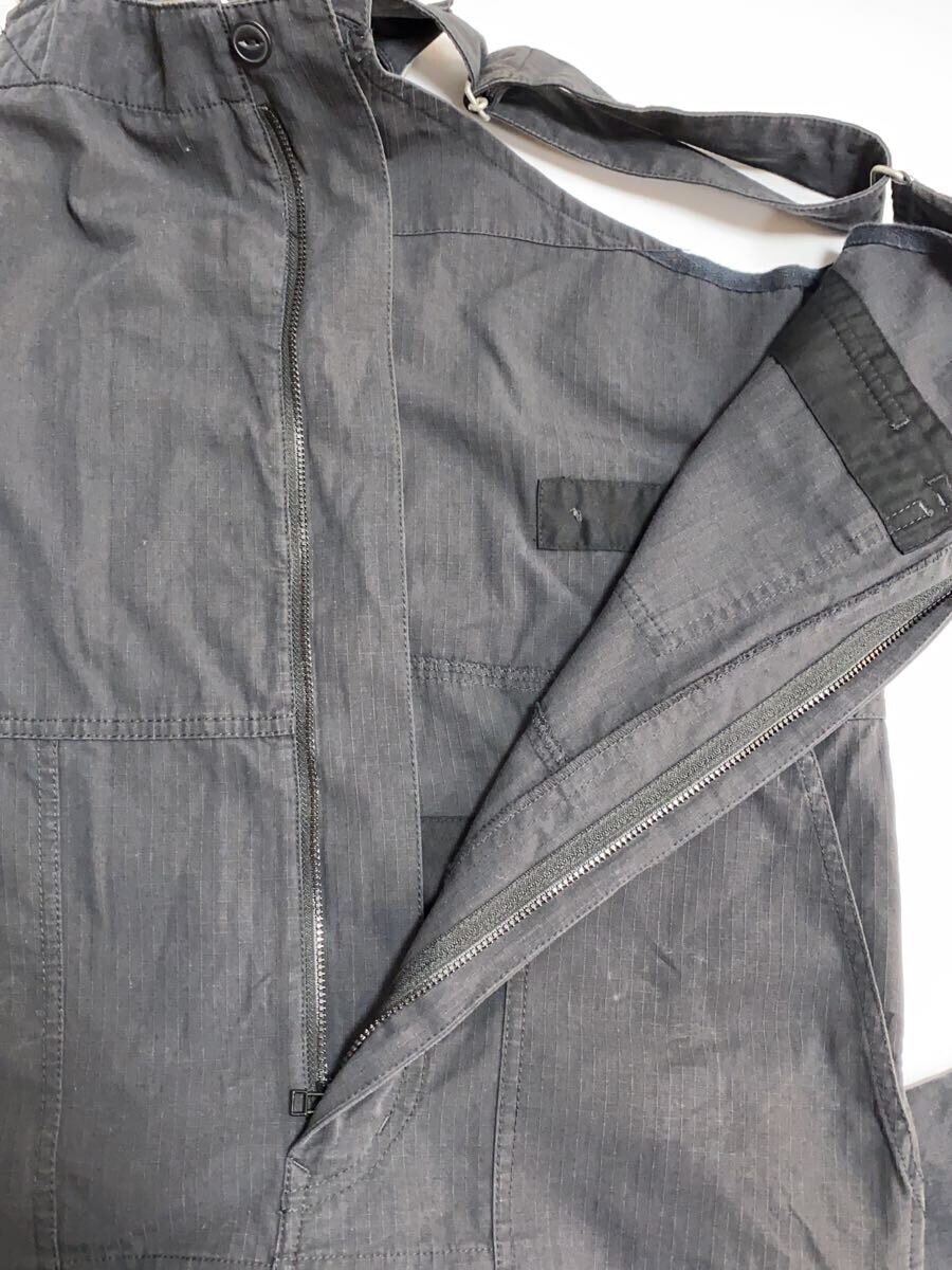 【中古】snow peak◆20SS/TAKIBI LIGHTS RIPSTOP OVERALLS/S/コットン/BLK【メンズウェア】