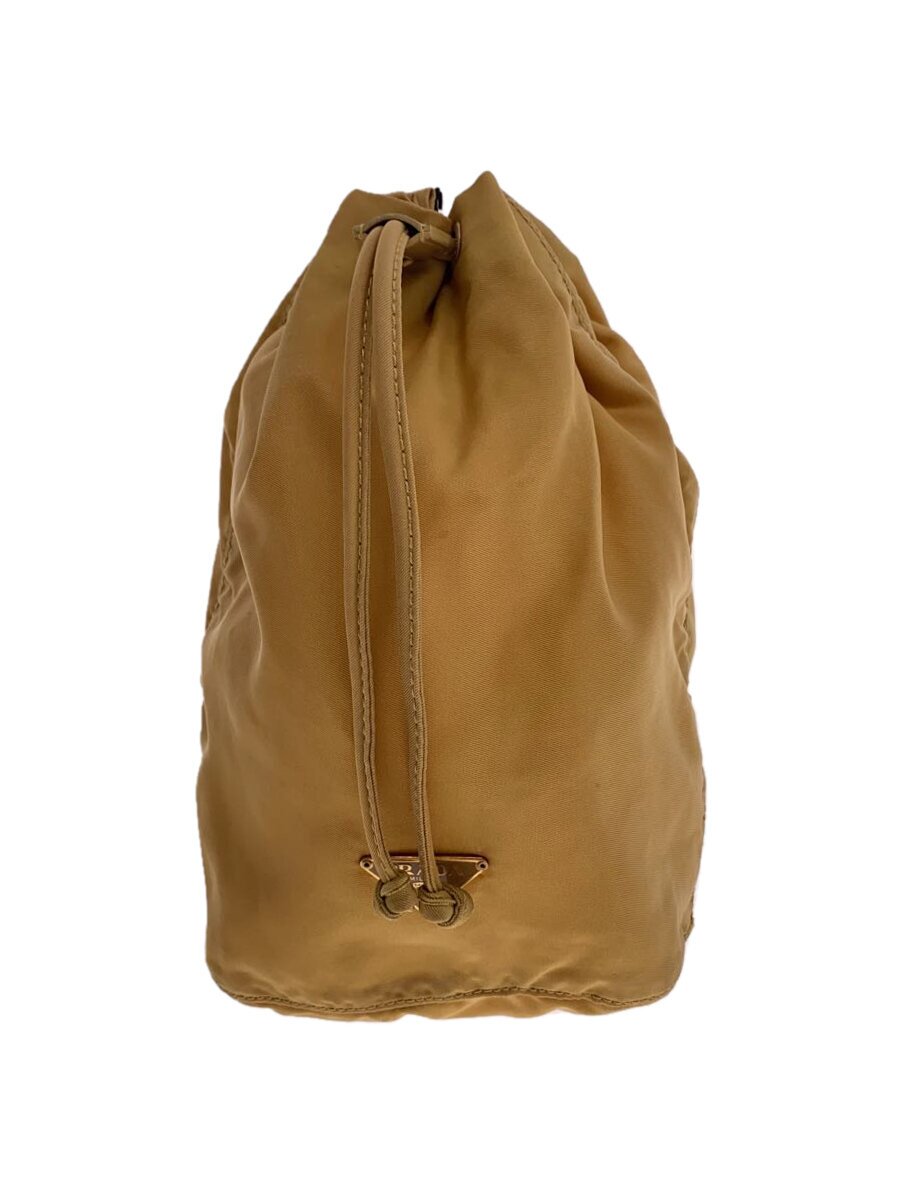 【中古】PRADA◆ポーチ/ナイロン/YLW【バッグ】