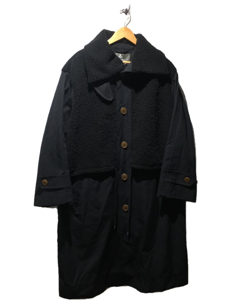 【中古】Vivienne Westwood MAN◆コート/--/--/ブラック【メンズウェア】