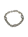 【中古】GUCCI◆インターロッキング/ブレスレット/SV925/SLV/メンズ/620798 J 8400【服飾雑貨他】