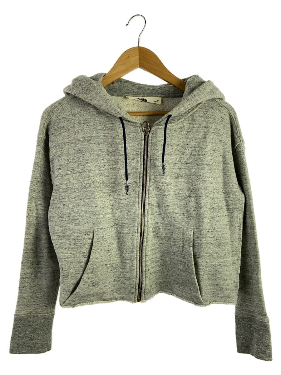 【中古】GOLDEN GOOSE◆ジップパーカー/--/コットン/グレー【レディースウェア】