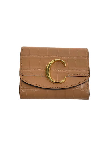 【中古】Chloe◆3つ折り財布/レザー/PNK/レディース/02-20-60-65【服飾雑貨他】 【中古】Chloe◆3つ折り財布/レザー/PNK/レディース/02-20-60-65【服飾雑貨他】