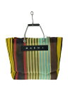 【中古】MARNI◆ハンドバッグ/--/マルチカラー/ストライプ【バッグ】(4)