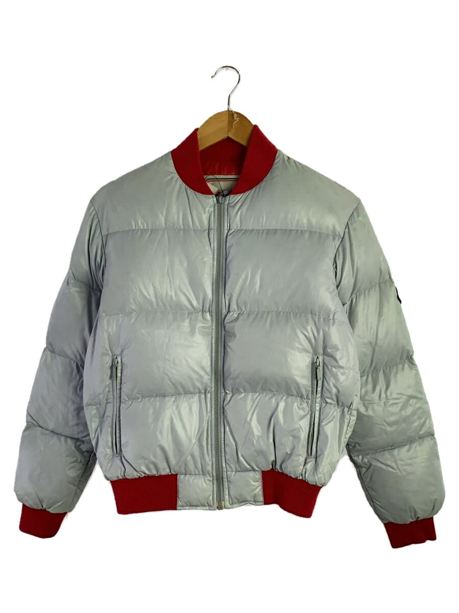 【中古】MONCLER◆ダウンブルゾン/アシックス社製/S/ナイロン/GRY/SMQ104【メンズウェア】