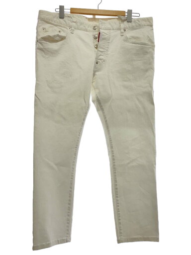 【中古】DSQUARED2◆ボトム/XXL/コットン/ホワイト/無地/S71LB0595【メンズウェア】 【中古】DSQUARED2◆ボトム/XXL/コットン/ホワイト/無地/S71LB0595【メンズウェア】