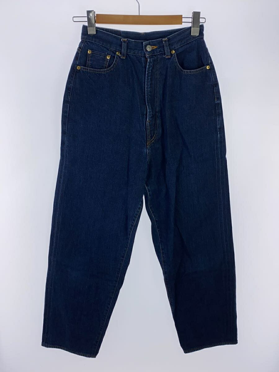 【中古】HARVESTY◆CLASSICAL DENIM PANTS LOOSE TAPERED/ボトム/2/デニム/A21801-7【レディースウェア】