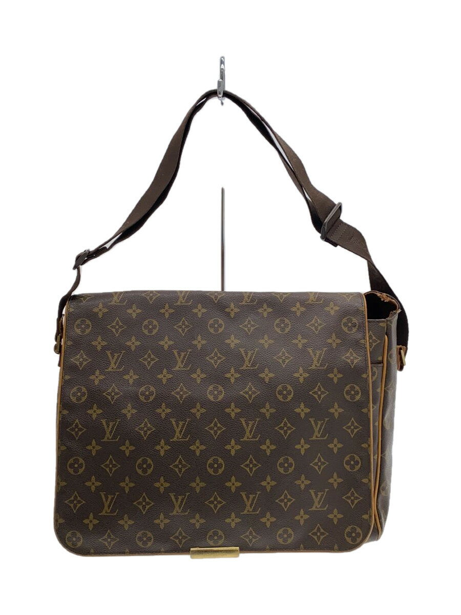 【中古】LOUIS VUITTON◆アベス_モノグラム・キャンバス_BRW/PVC/BRW【バッグ】