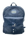 【中古】GUCCI◆バックパック_グッチオフザグリッド/--/BLK【バッグ】