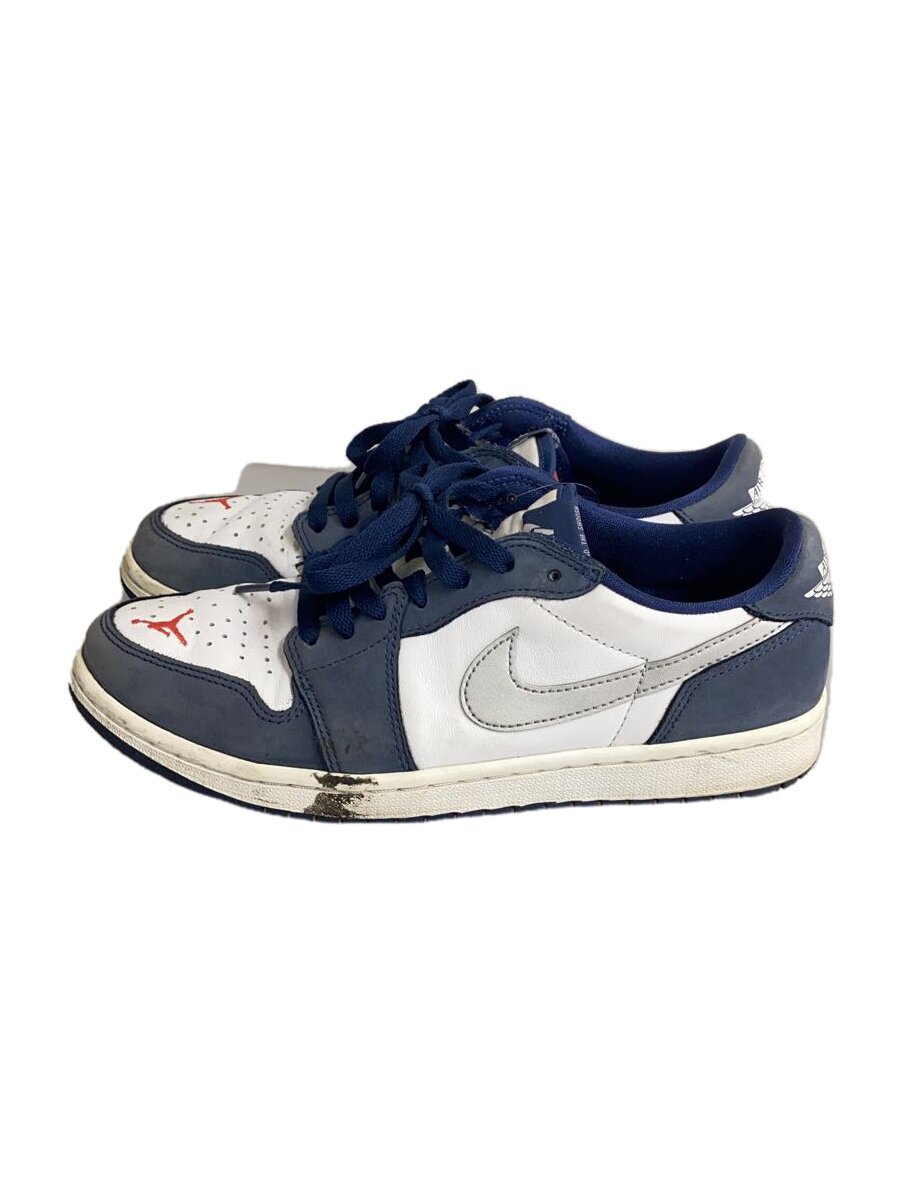 NIKE◆SB AIR JORDAN 1 LOW QS/エアジョーダンロー/ブルー/CJ7891-400/26cm/BLU