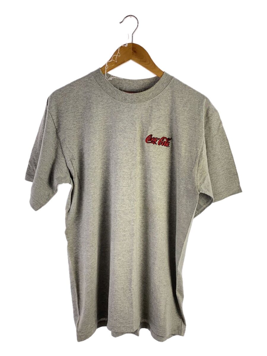 Coca・Cola◆TEE-LC 2CLR SPEN SCRIPT/M/コットン/GRY