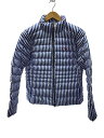 【中古】POLO RALPH LAUREN◆ストライプダウンジャケット/M/ポリエステル/WHT/ストライプ【レディースウェア】(4)