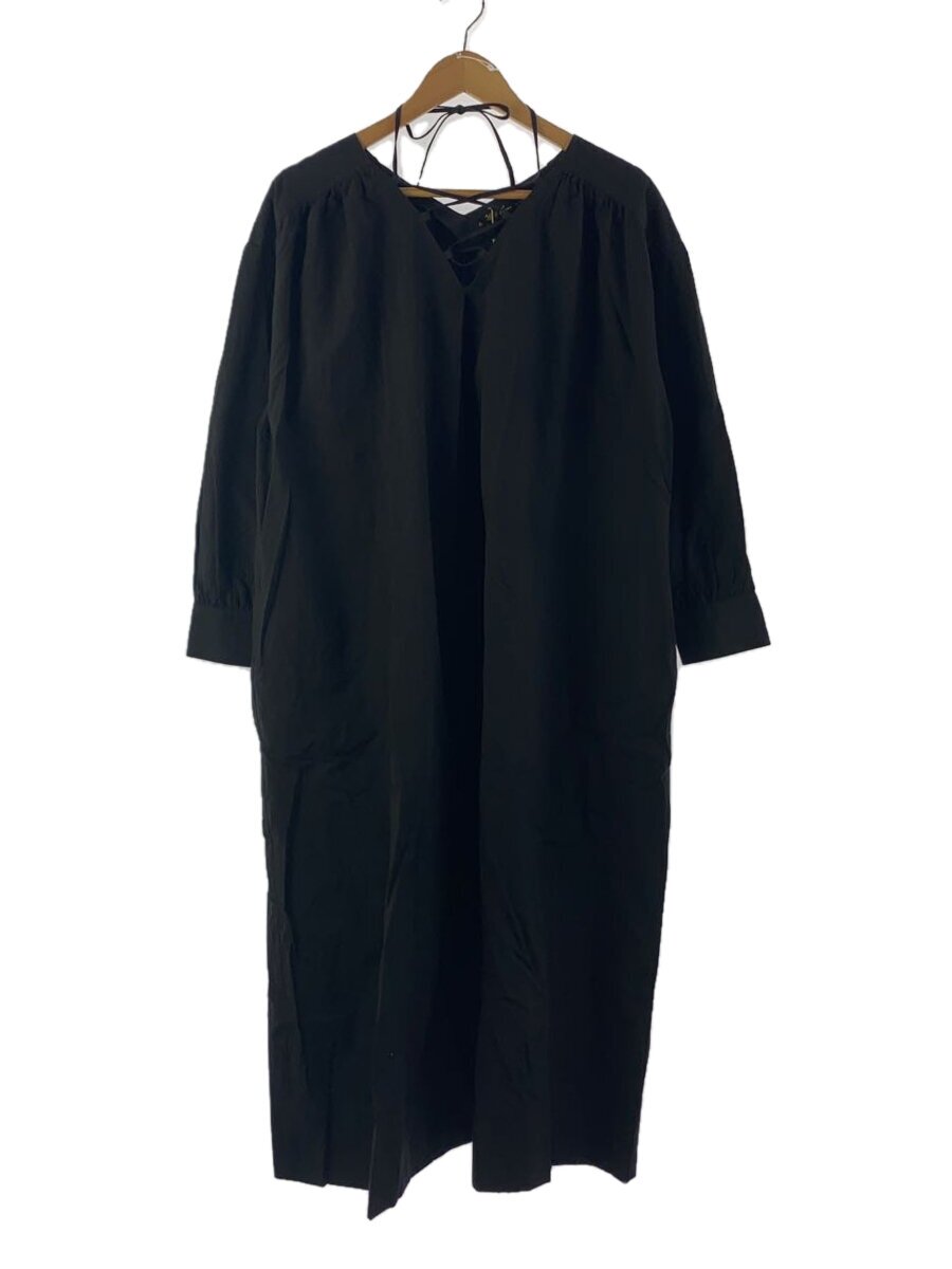 Rakuten - 【中古】Cloth & Cross◆長袖ワンピース/2/コットン/BLK/OP-L498【レディースウェア】