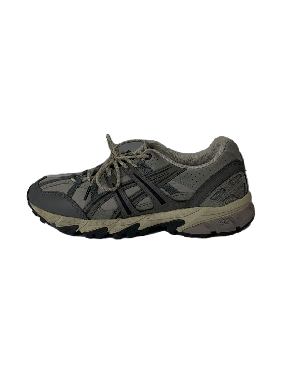 【中古】ASICS◆ローカットスニーカー/26.5cm/グレー/ポリエステル/1201A785【シューズ】