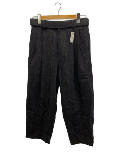 【中古】stein◆ボトム/S/ウール/GRY/チェック/ST.414-2//【メンズウェア】 【中古】stein◆ボトム/S/ウール/GRY/チェック/ST.414-2//【メンズウェア】