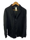【中古】COMME des GARCONS HOMME◆D/ポリ縮テーラードジャケット/L/ポリエステル/BLK/HP-J005/AD2005【メンズウェア】