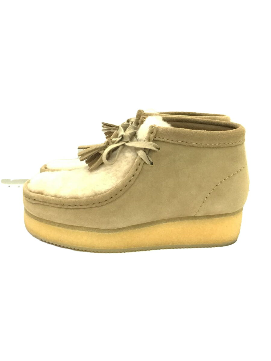 【中古】Clarks◆シューズ/25cm/BEG/ス