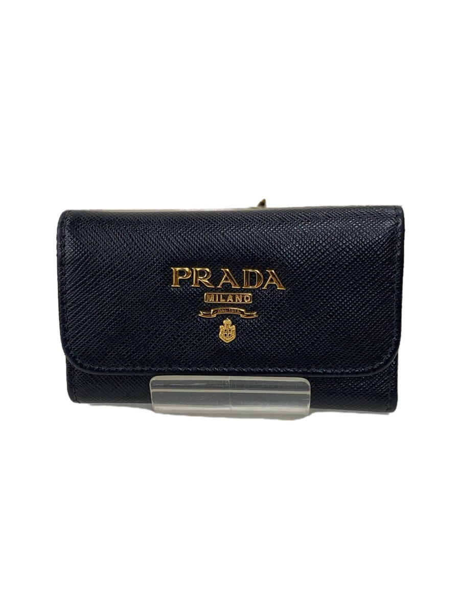 【中古】PRADA◆キーケース/--/BLK/メンズ【服飾雑貨他】