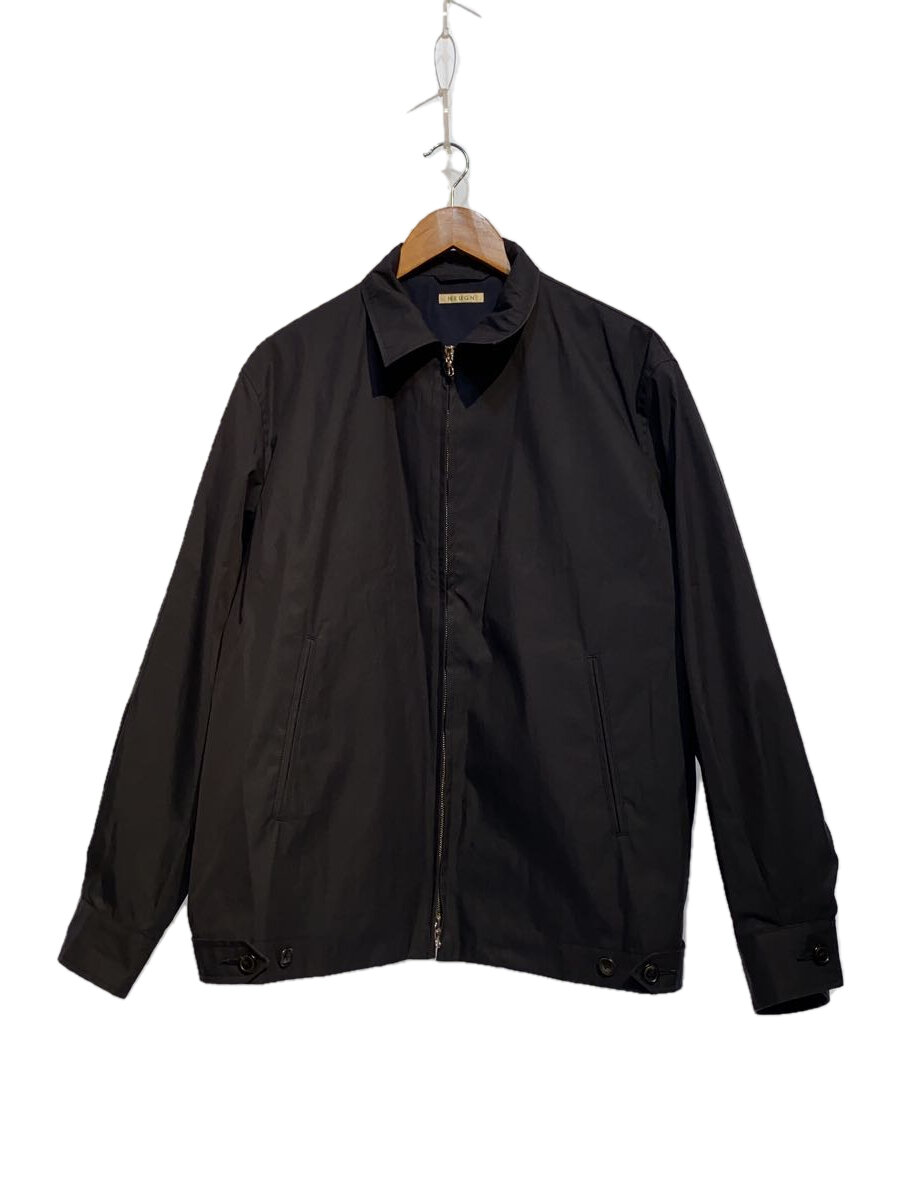 【中古】HEUGN◆ジャケット/3/コットン/BLK/COAT013【メンズウェア】