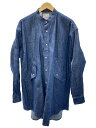 【中古】N.HOOLYWOOD◆長袖シャツ/S/コットン/IDG/無地/WS9211【メンズウェア】