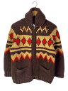 【中古】カーディガン(厚手)/--/ウール/BRW【メンズウェア】(4)