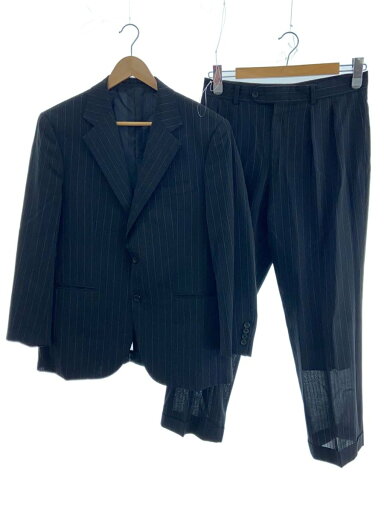 【中古】BURBERRY LONDON◆スーツ/--/ウール/BLK/ストライプ/BBD61-810-09//【メンズウェア】 【中古】BURBERRY LONDON◆スーツ/--/ウール/BLK/ストライプ/BBD61-810-09//【メンズウェア】